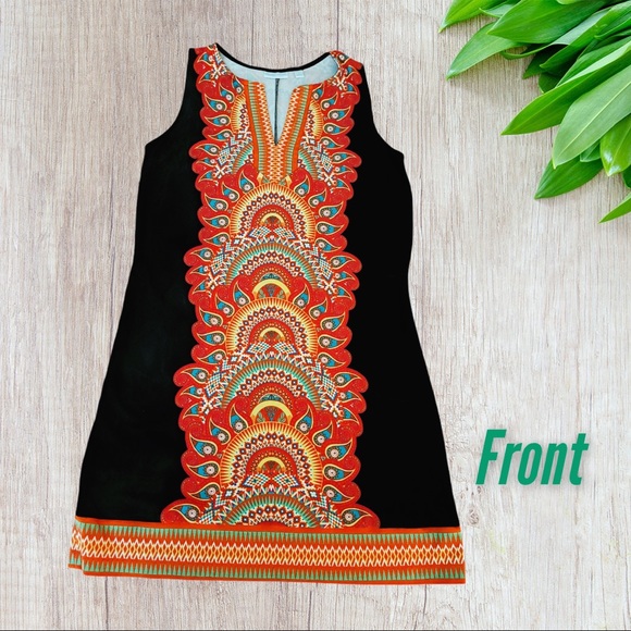 Bohemian Print Ladies Dress - Picture 1 of 2